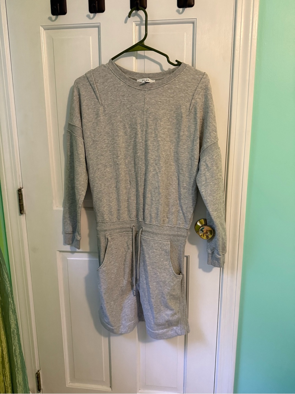 Reiss Light Gray Sweatshirt Dress Sz Small